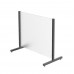 FixtureDisplays® Acrylic Plexiglass Shield Sneeze Guard Floor Stand Landscape (32